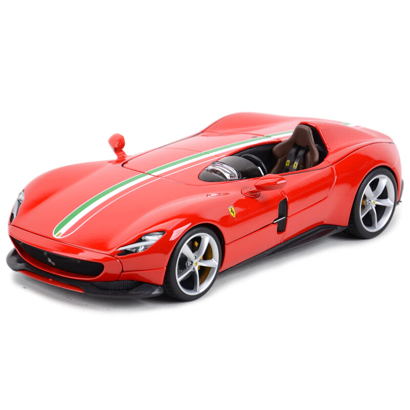 Bburago 1:18 Ferrari Monza SP1 wyrafinowana wersja samochodu sportowego statyczny odlew pojazdów Model kolekcjonerski samochody zabawkowe