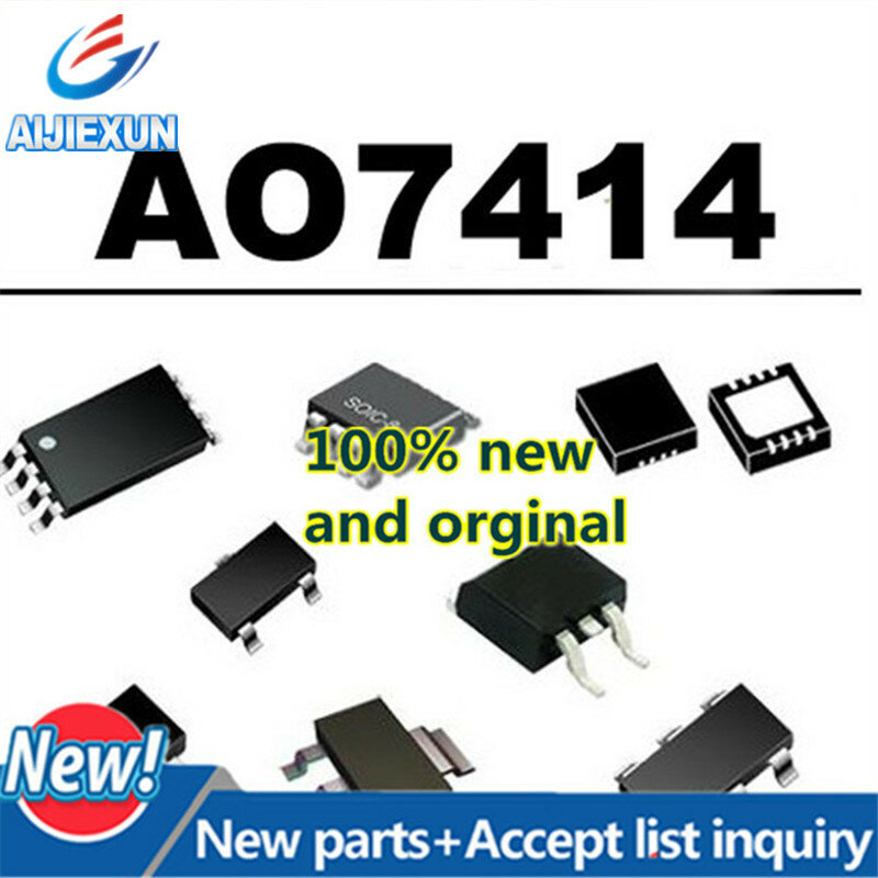 10Pcs 100% Neue und original A07414 AO7414 SOT323 MOS 20V N-Kanal MOSFET große lager