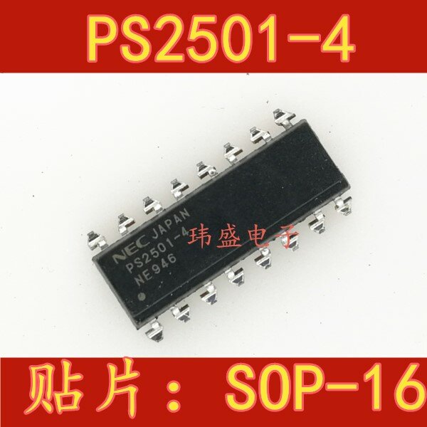 10Pcs PS2501-4 SOP16 PS2501