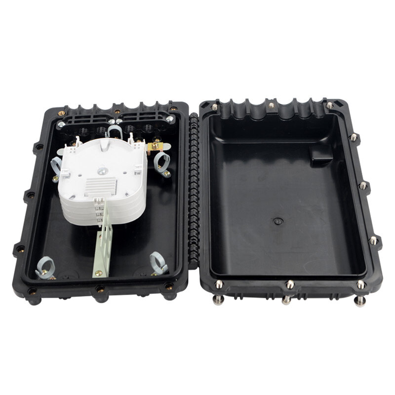 Fiber Splice Doos 48 Core Gezamenlijke Box Kabel 3 In 3 Outdoor Horizontale Waterdichte Glasvezel Splice Box Sluiting Adapter