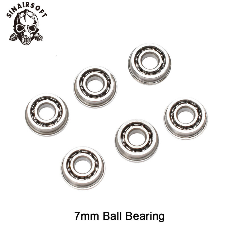Aço inoxidável High Precision Ball Bearing, Airsoft Gearbox, Fit for Hunting, Paintball, Acessórios de Tiro, Ver.2, 3, 6mm, 7mm, 8mm, 9mm