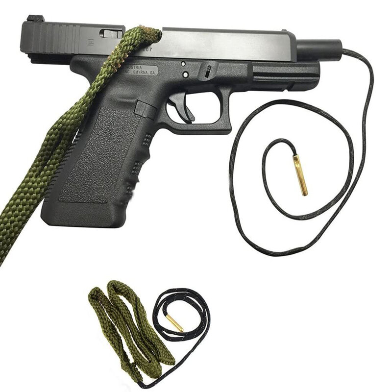 Zestaw narzędzi do czyszczenia pistoletów karabin lufa kaliber lina 22 Cal.223 Cal.38 Cal i 5.56mm,7.62mm,12GA Airsoft polowanie Gun Barrel Cleaner