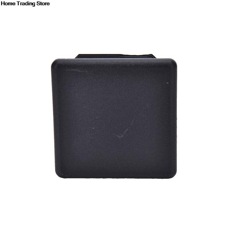 10 pçs venda imperdível tampas de extremidade de plástico preto enchimento quadrado para seção de caixa de tubo atacado