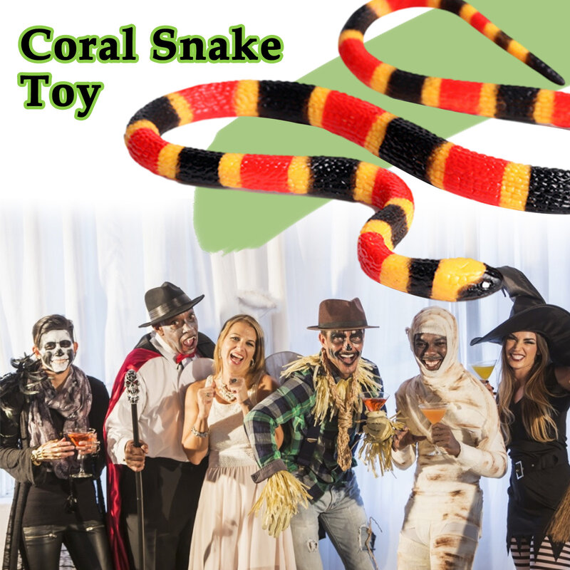 1PC ของเล่นยางนุ่มงู Safari Garden Props จำลองงูปลอมงูงูขนาดเล็ก Joke Prank ของขวัญ Novelty เล่นของเล่นน่ากลัว