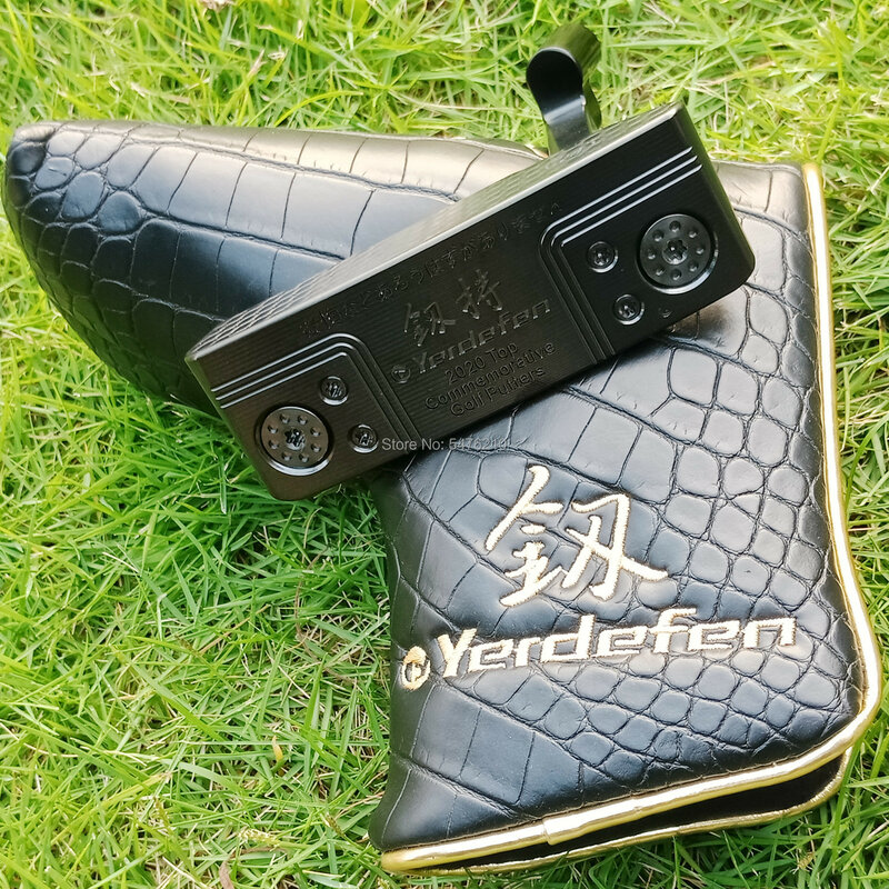 Autorizzazione del marchio mazze da Golf yerdepen Golf Putter head senza albero in acciaio con coperchio della testa. Spedizione gratuita