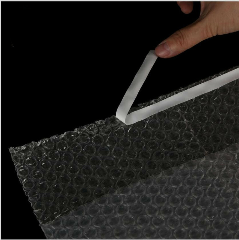 100 pces auto-selagem de plástico à prova de choque saco claro sacos de embalagem de espuma de bolha saco de amortecimento de filme duplo