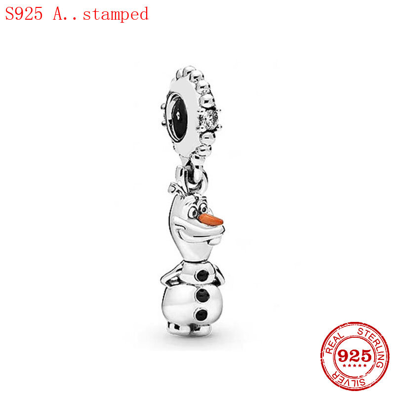 New 925 Sterling Silver tigger teapot mickey minnie Dumbo Beads Fit Original Charms Pandora Bracelet Bead Jewelry making