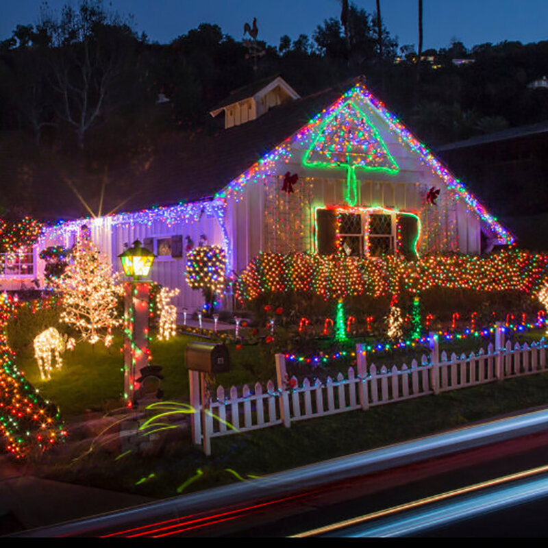 Tira de luces Led navideñas para exteriores, guirnalda de 100M, 50M, 30M, 20M y 10M para decoración de fiestas y bodas