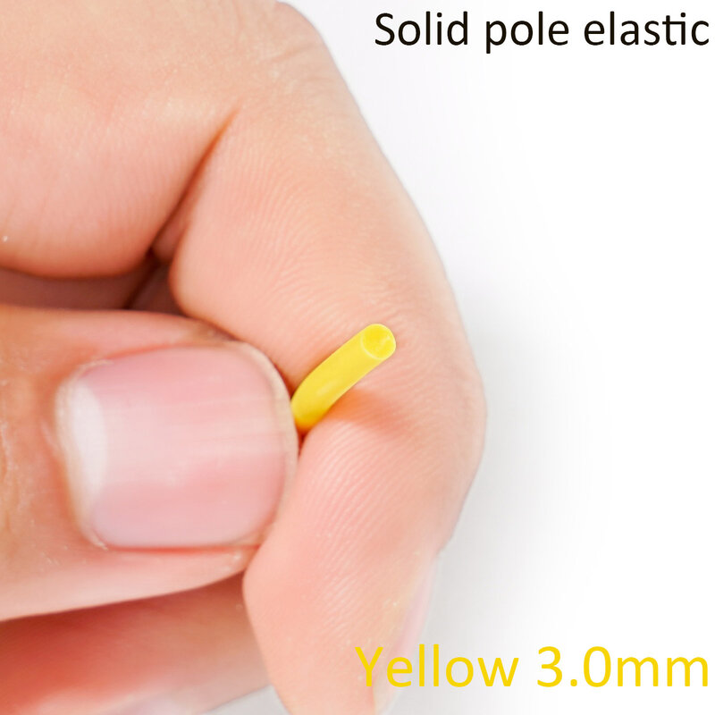 New 3m/6m/10m Solid Core Pole Elastic Diameter 1.8-3.2mm Fishing Lines 4 Colours Latex Tube Retention Rope Fishing Tackles