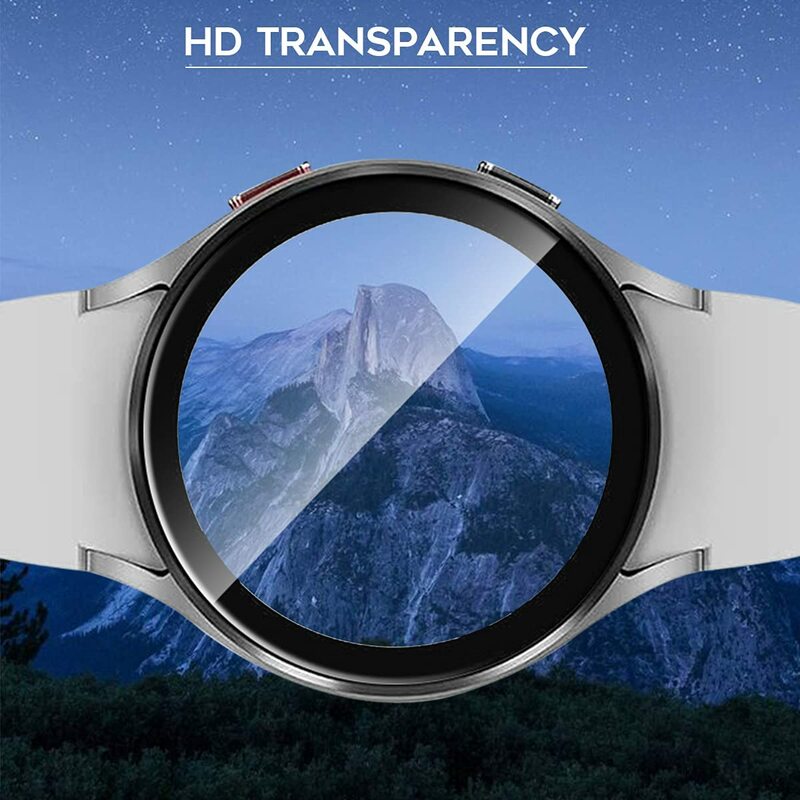 Vidro temperado para Samsung Galaxy Watch, protetor de tela, acessórios anti-risco, 5 Pro, 4, 40mm, 44mm, 45mm