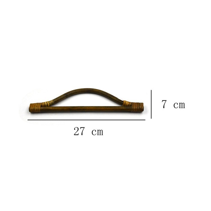2 шт., ручка для сумок из ротанга, 27 х7 см