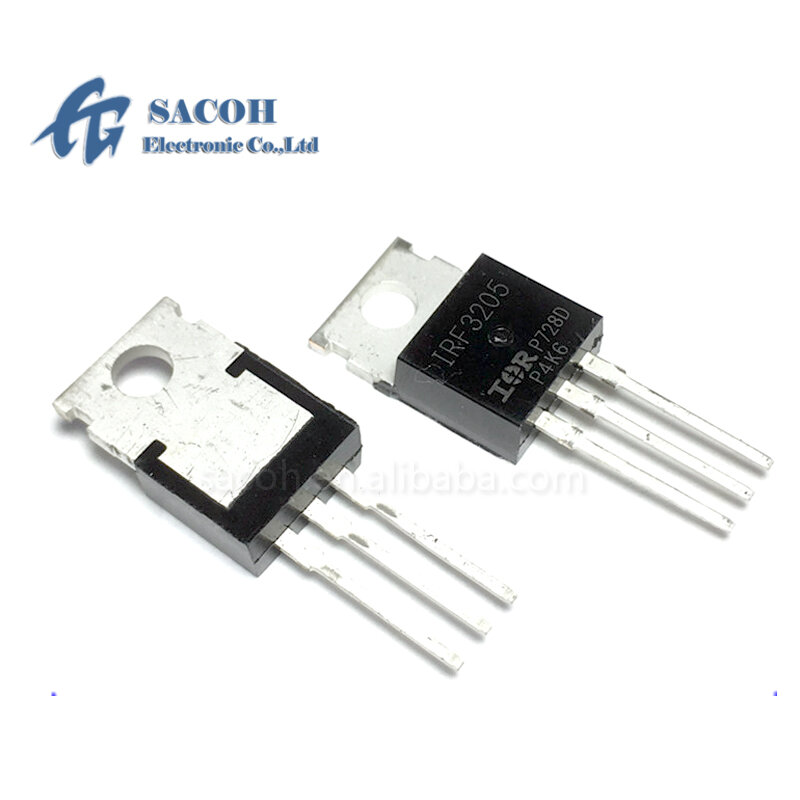 MOSFET de puissance d'origine, IRF3205, 3205, IRF3205Z, F3205Z, F3205, TO-220, 110A, 55V, Nouveau, Lot de 10 pièces