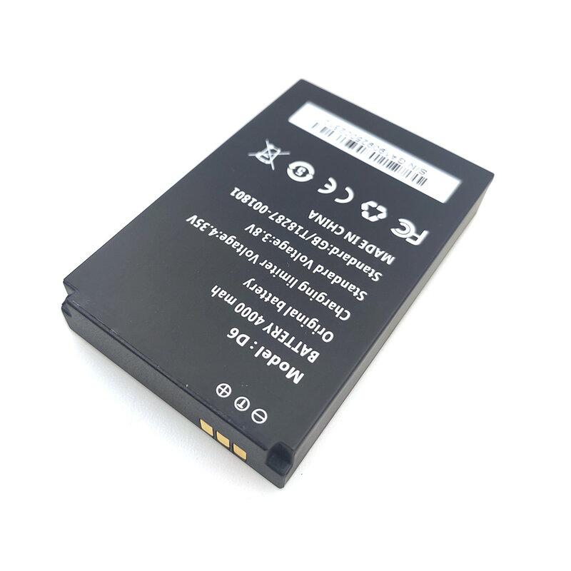 100% Оригинальный литий-ионный аккумулятор 3,8 в 4000 мАч для Anysecu 4G-P3 UNIWA F50 Walkie Talkie 4G Network Radio