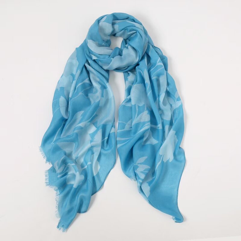 2021 модный красивый шарф с бахромой и цветочным принтом, шали, длинный шарф с цветочным принтом, хиджаб, шарфы, Бесплатная доставка