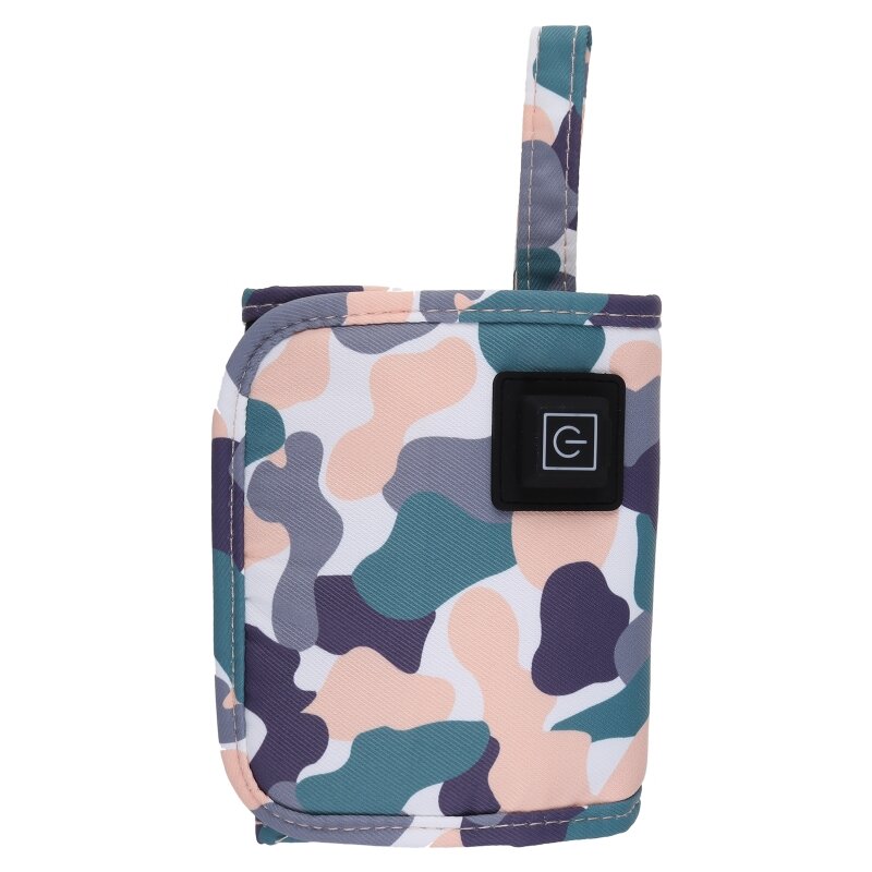 Chauffe-biberon Portable USB, Camouflage, pour bébé, chauffe-lait de voyage, Thermostat, couvercle chauffant pour aliments, K92D
