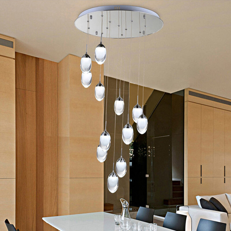 Modern LED Pendant Lights Fashion Pendant Lamps Indoor Home Decoration Lighting Stairs light Warm White/Cool White Pendant Light