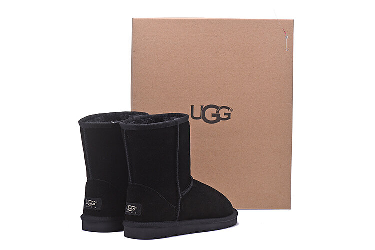 Original UGG Boots 5825 Leather Fur Snow Boots Women Australia Boots Winter Ugg Boots For Women Warm Ugged Mujeres Botas