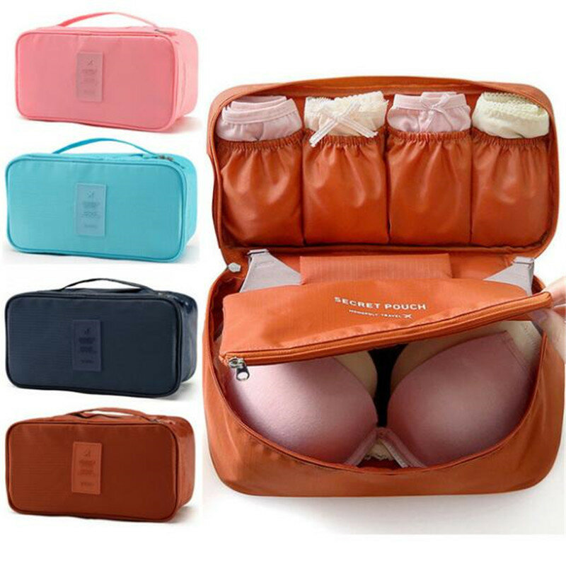 Vrouwen Beha Organisator Opbergtas Reizen Verpakking Cubes Ondergoed Zak Beha Organizer Meisje Persoonlijke Items Pouch Travel Accessoires