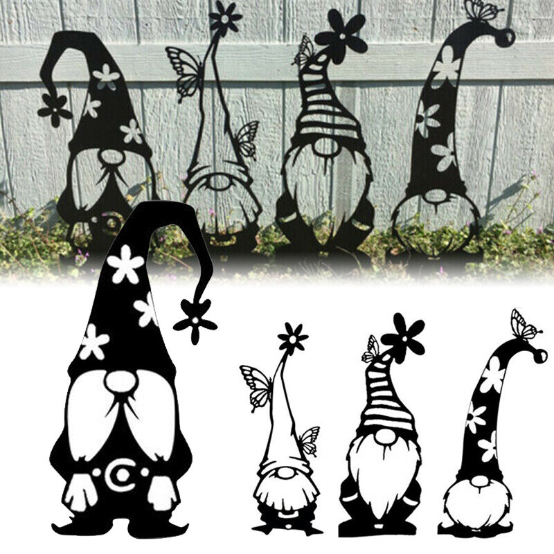 Acrílico ramo gnome decoração do jardim sinal de casa gramado quintal decoração arte escultura jardim estátua páscoa primavera decoração dia das bruxas