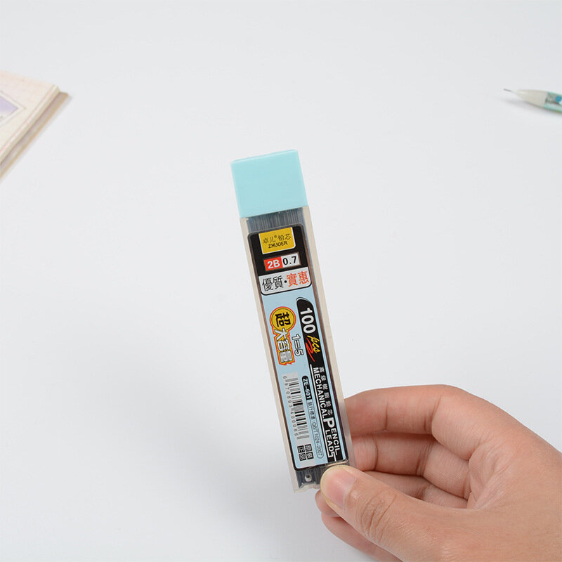 100Pcs/Pack 0.5/0,7mm Mechanische Bleistift Blei 2B Automatische Bleistift Refill Für Student Schule Büro Liefern zeichnung Schreibwaren Neue