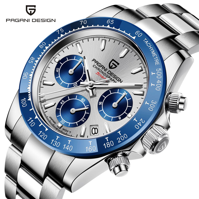 PAGANI DESIGN Top Brand Luxury Watch 2020 New Men Business Sport orologio al quarzo cronografo orologio impermeabile da uomo in acciaio inossidabile