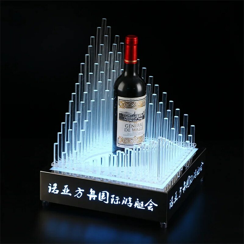 Бар, винная бутылка Presenter LED перезаряжаемые бутылки дисплей Вино Шампанское глорификатор коробка держатель бутылки шампанского для ночного клуба