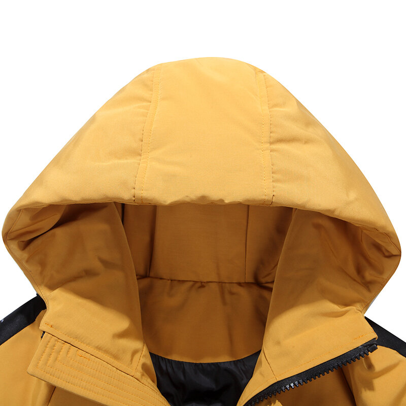 Новинка 2021, зимняя мужская куртка для подростков, Стильное мужское пуховое пальто, плотная Теплая мужская одежда, брендовая мужская одежда, теплая парка 1910