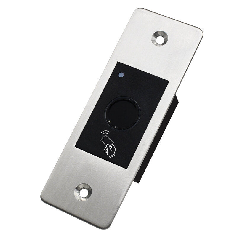 Kunci Pintu Gerbang RFID Logam Pemindai Kontrol Akses Sidik Jari Mini Logam IP66 Tahan Air Pembaca Sidik Jari Tertanam