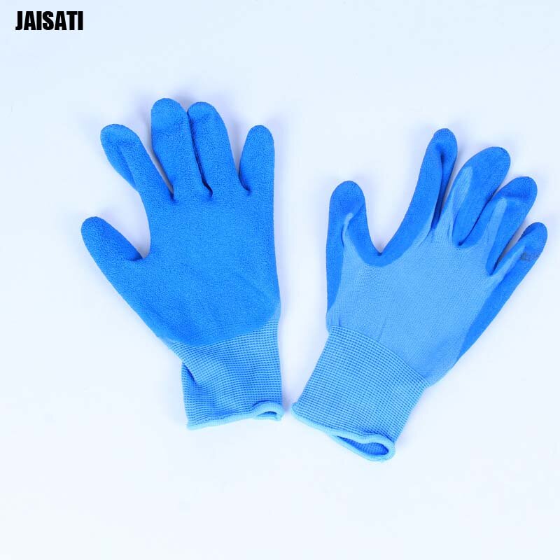 Guanti per assicurazione del lavoro guanti per la pelle in nylon antiscivolo guanti protettivi da lavoro