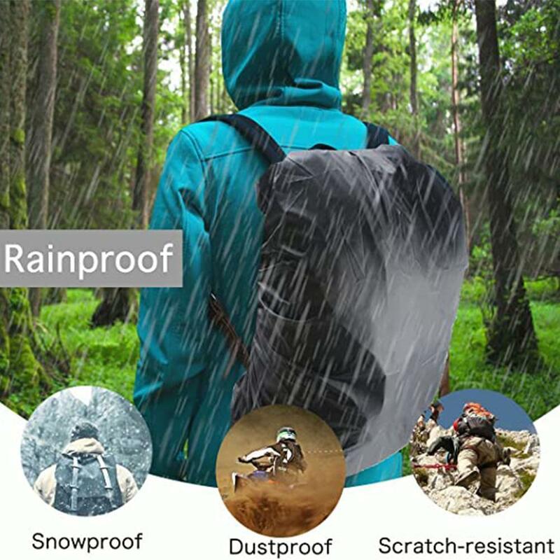 กระเป๋าเป้สะพายหลังกันน้ำกลางแจ้งยุทธวิธีเดินป่าปีนเขาฝุ่น Raincover Rain สำหรับกระเป๋าเป้สะพายหลัง30-40l N9b3