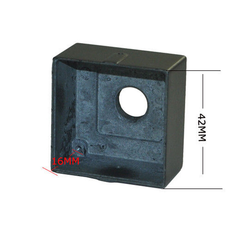 Корпус мини-камеры видеонаблюдения M12x0.5, металлический корпус мини-камеры видеонаблюдения для чипсета 38x38 мм CCD/CMOS/IPC
