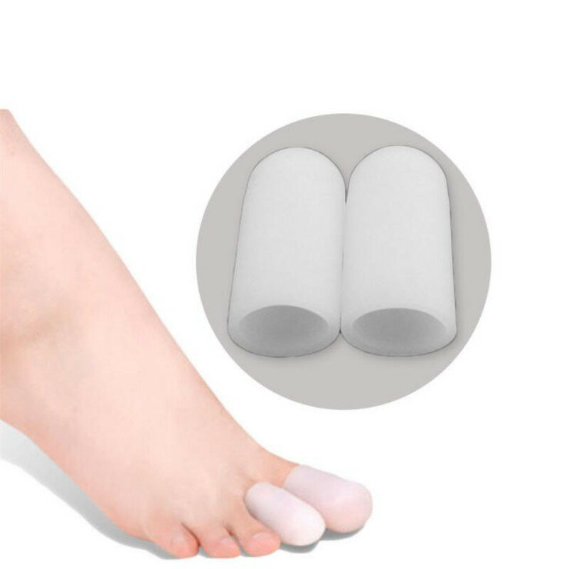 10PCS Big Toe Protector Thumb Care Silicone Soft Breathable Foot Corns Blisters Toe Cap Cover Bunion Finger Gel Tube Health Care