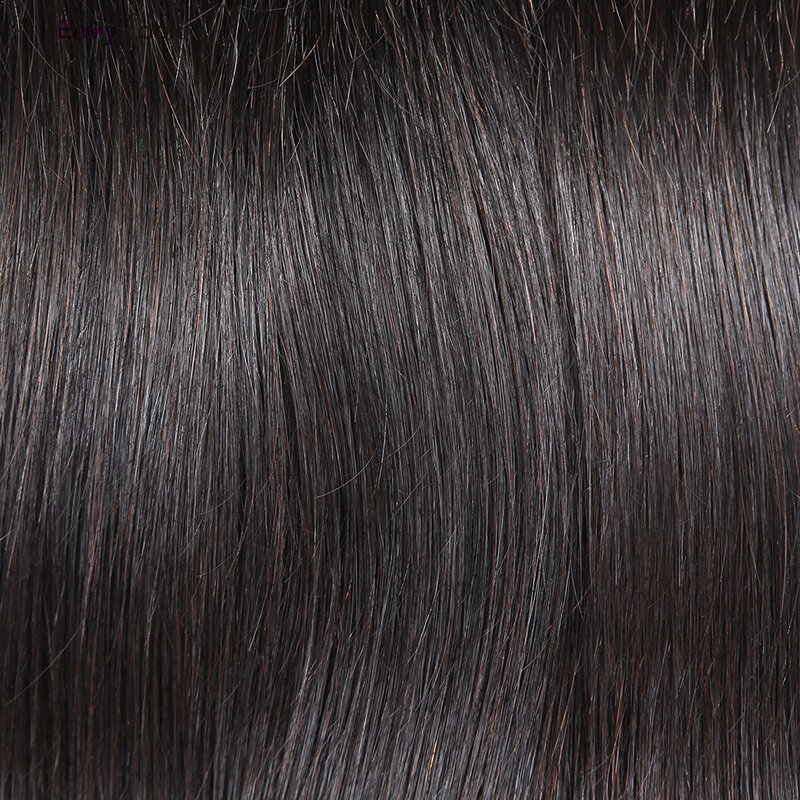 Envy Look Natürliche Farbe Gerade Unverarbeitete Brasilianische Reines Haar 3/4 Bundles Maschine Remy Doppel Schuss Für Schwarze Frauen Salon
