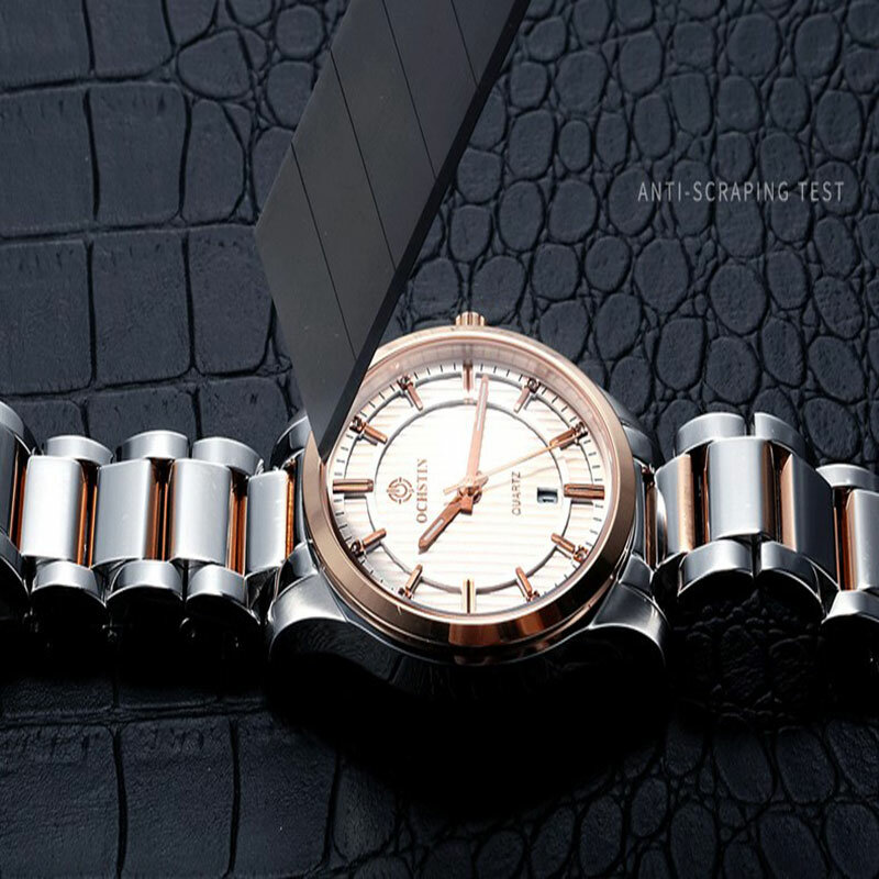 Ochstin Liebhaber Uhren Top-Marke Luxus Paar Uhr für Frauen Männer Quarz Armbanduhren Edelstahl Mode lässig wasserdicht
