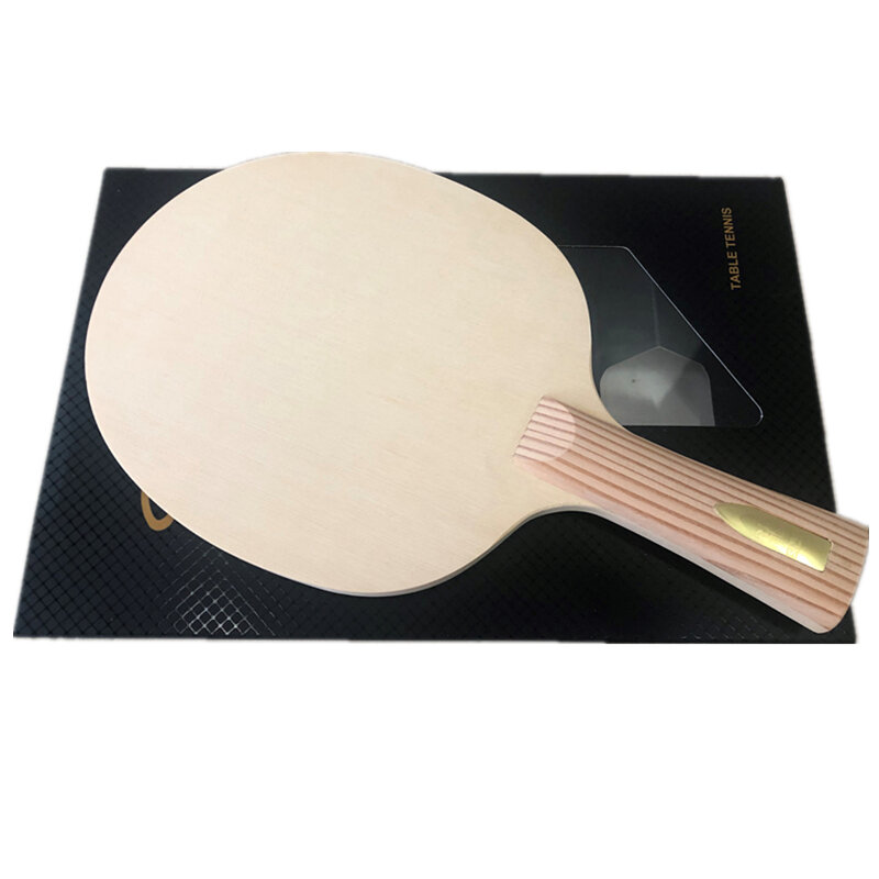 Stuor-raqueta de tenis de mesa Hinoki de 1 capa, pala de Ping Pong, ciprés sólido, velocidad 90