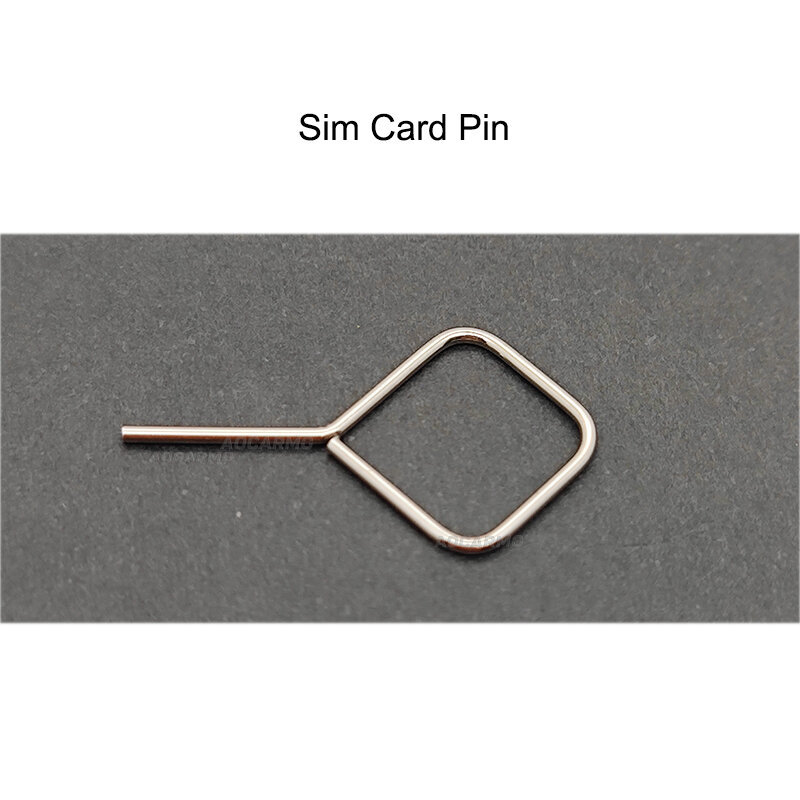 Aocarmo 10Pcs Sim Card Tray Open Pin Needle Key Tool per Xiaomi per iPhone per Huawei per telefono cellulare universale