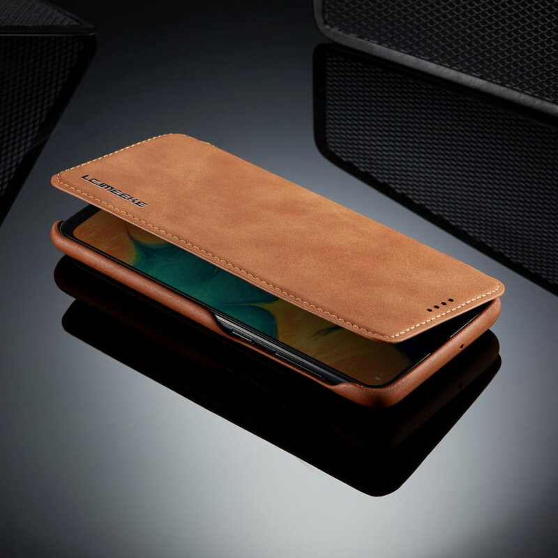 Чехол-кошелек из натуральной кожи для Samsung Galaxy A41 A21s A71 A51 A70 A50 A40 A20e A20 A30 с откидной магнитной крышкой