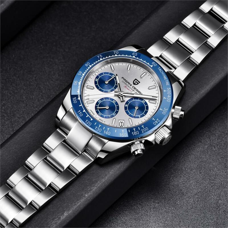 PAGANI DESIGN Top Brand Luxury Watch 2020 New Men Business Sport orologio al quarzo cronografo orologio impermeabile da uomo in acciaio inossidabile
