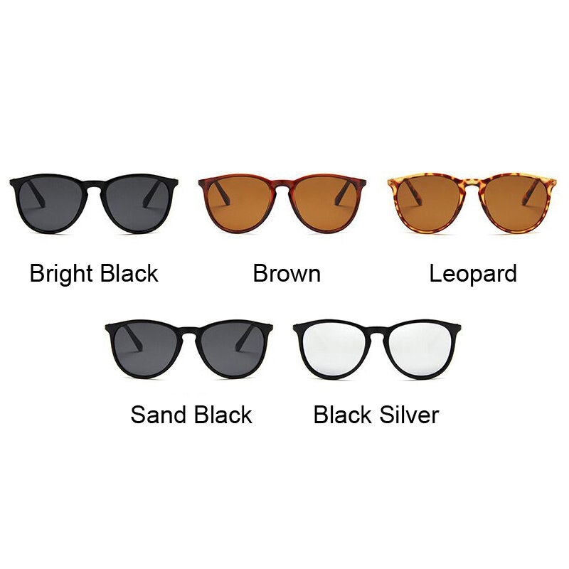 Gafas De Sol redondas De ojo De gato para hombre, diseño De marca masculinas De lentes De Sol, espejo transparente, Vintage, a la moda, para conducir