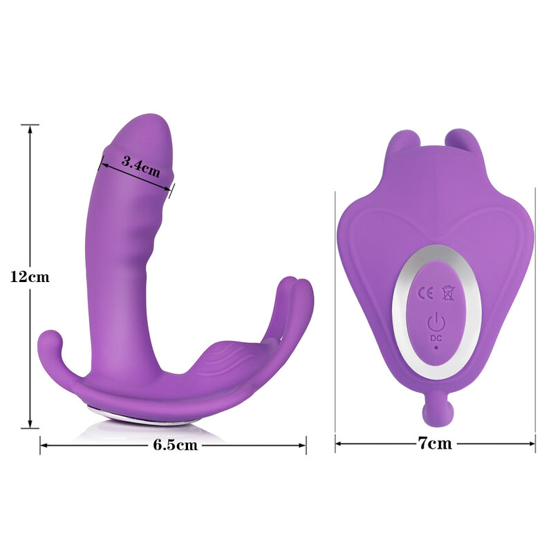 Poręczne majtki wibratory w formie sztucznego członka APP bezprzewodowy pilot zabawki erotyczne dla kobiet 10 prędkości G Spot łechtaczka stymulować orgazm pochwy
