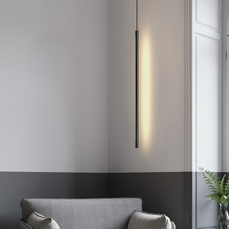Lampe LED suspendue au design nordique simpliste, luminaire décoratif d'intérieur, idéal pour une chambre à coucher ou un salon