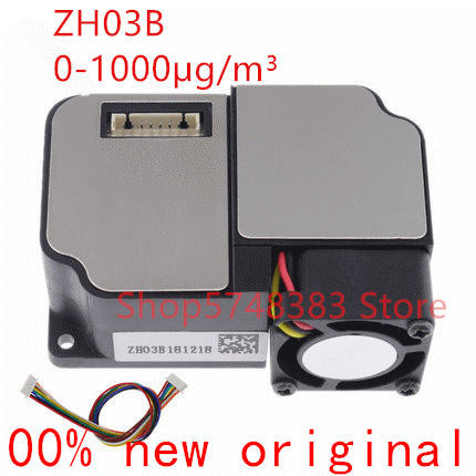 1 unids/lote ZH03B sensor PM2.5 rango efectivo del sensor de polvo láser 0-1000