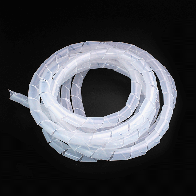 Hot 10M 10mm/14mm drut spiralny organizator Wrap Tube płomień niepalny kabel rękaw kolorowe obudowy kabla rękawy skręcona rurka