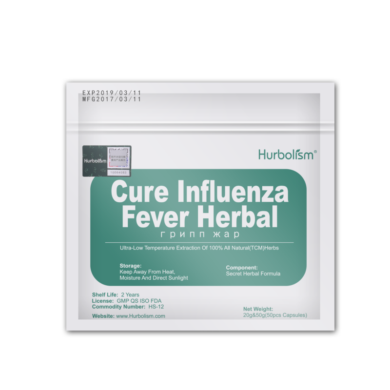 Hurbolism nowa formuła do leczenia gorączki grypy, leczenia bólu głowy i zawrotów głowy spowodowanych grypą, przeziębienie, 50 g/partia