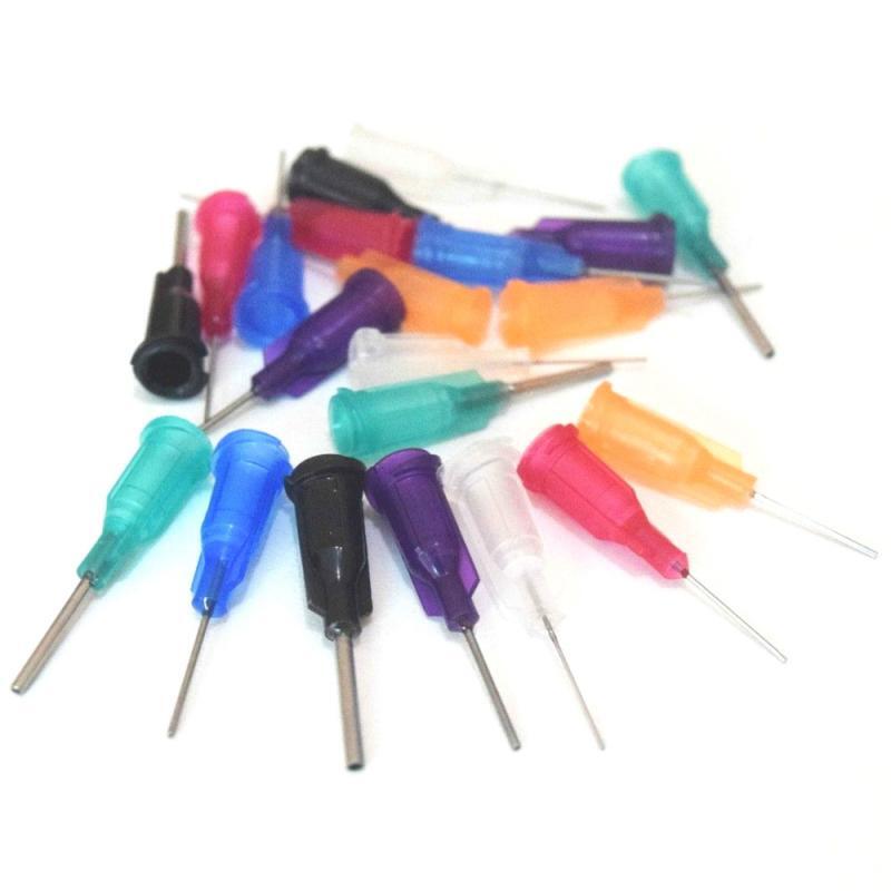 35pcs /Set Dispensing Needle Welding Fluxes For Welding Tools Suitable All Glue Liquid Solder Paste Adhesive Dispenser Needle
