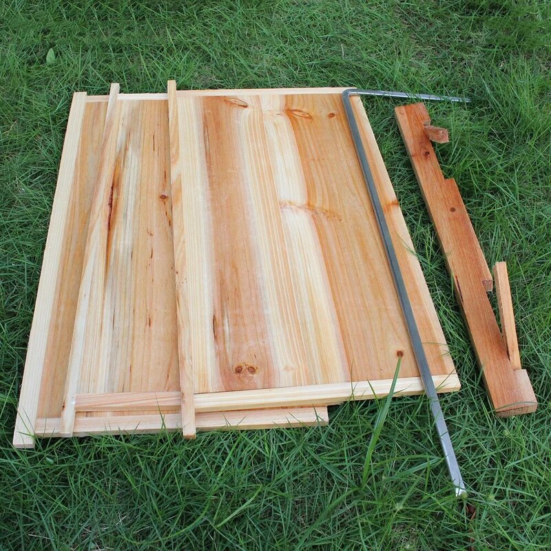 자동 나무 꿀벌 하이브 하우스 나무 꿀벌 상자 양봉 장비 양봉가 도구 66*43*26cm 꿀벌 하이브 공급을위한 고품질