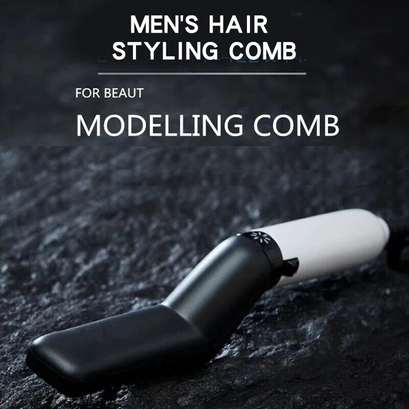 Brosse à cheveux multifonctionnel, peigne pour lisser les cheveux et barbe, coiffure rapide pour hommes