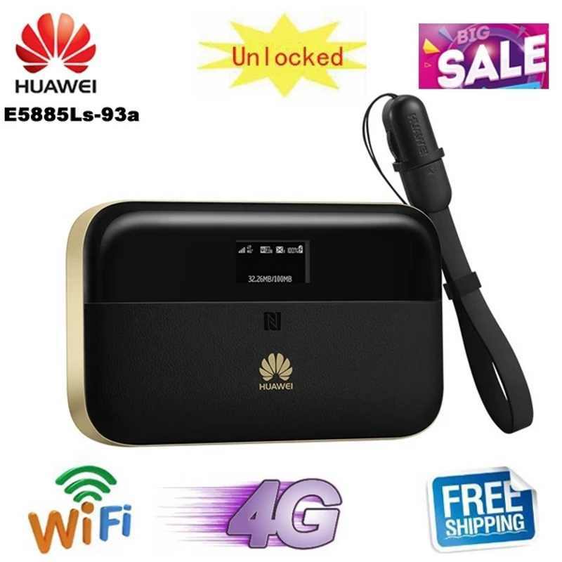 Huawei Unlocked  Pocket WiFi Router 2 Pro E5885Ls-93a with Rj45 Cat6 300Mbps Hotspot Pocket Wifi 6400mAh Baterry