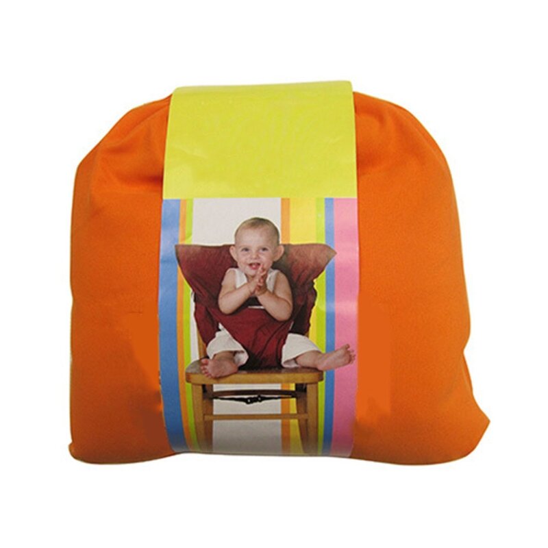 XXFE-silla con arnés de seguridad portátil, accesorio de silla alta portátil de tela fácil y rápida para viaje, se adapta a tu bolsa de mano de viaje