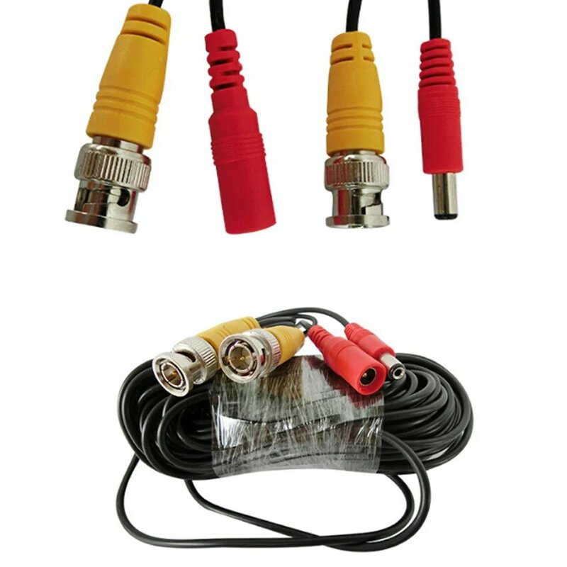 5/10/15/20/30/40/50m bnc DC-Anschluss Video-Stromkabel Sicherheits überwachung Kamera ausrüstung Kabel vcr Kamera-Verlängerung kabel